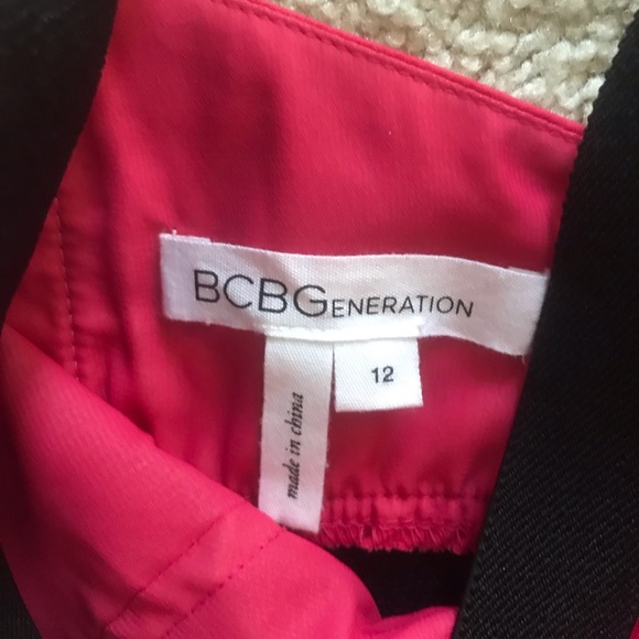 BCBGENERATION One Shoulder Red Dress - Picture 4 of 4